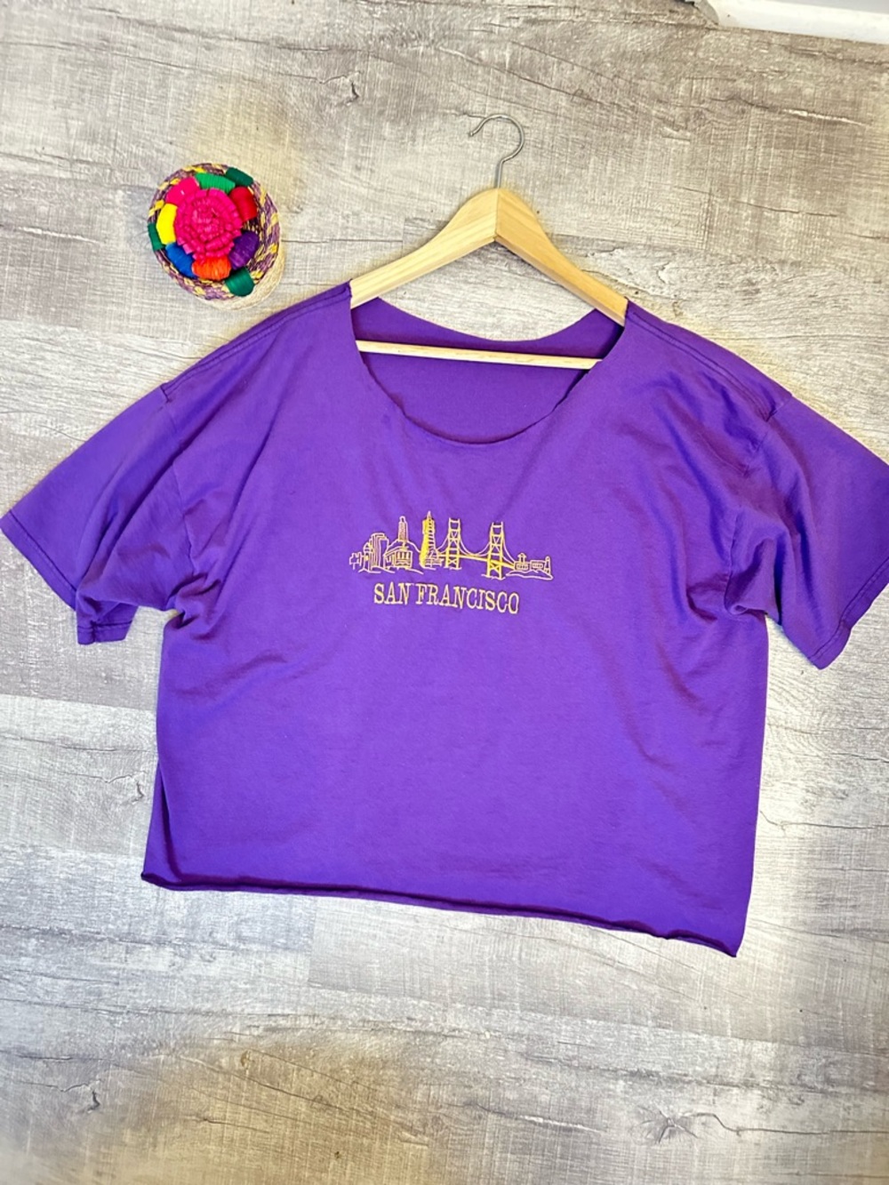 San Francisco Purple Short Sleeve Tee